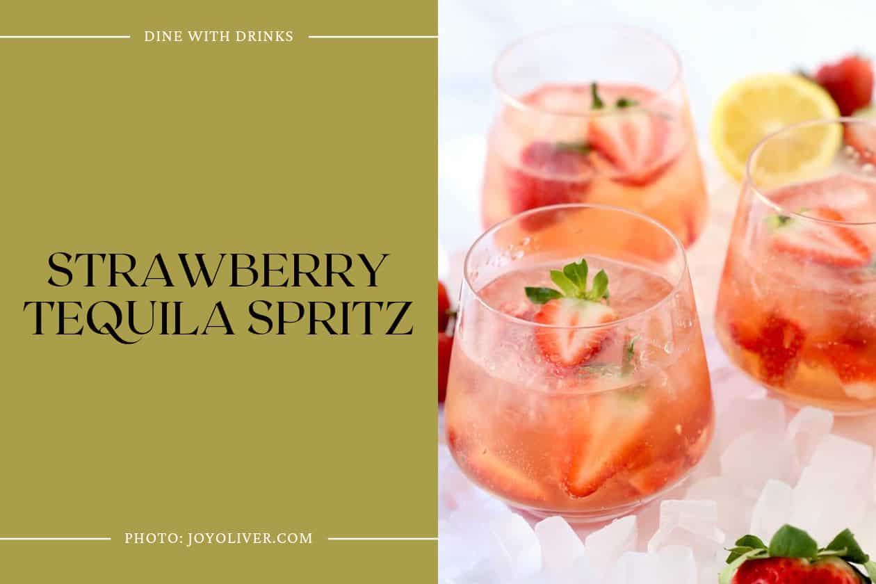 Strawberry Tequila Spritz