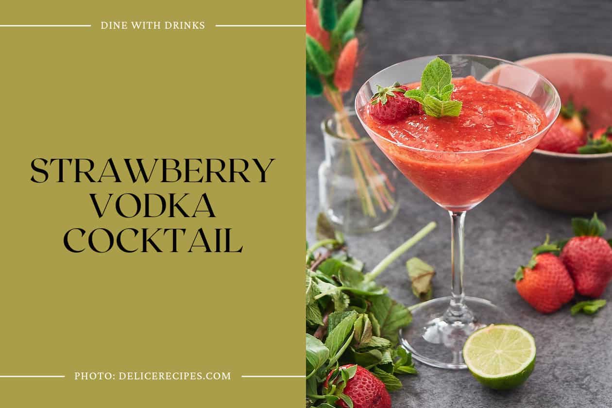 Strawberry Vodka Cocktail