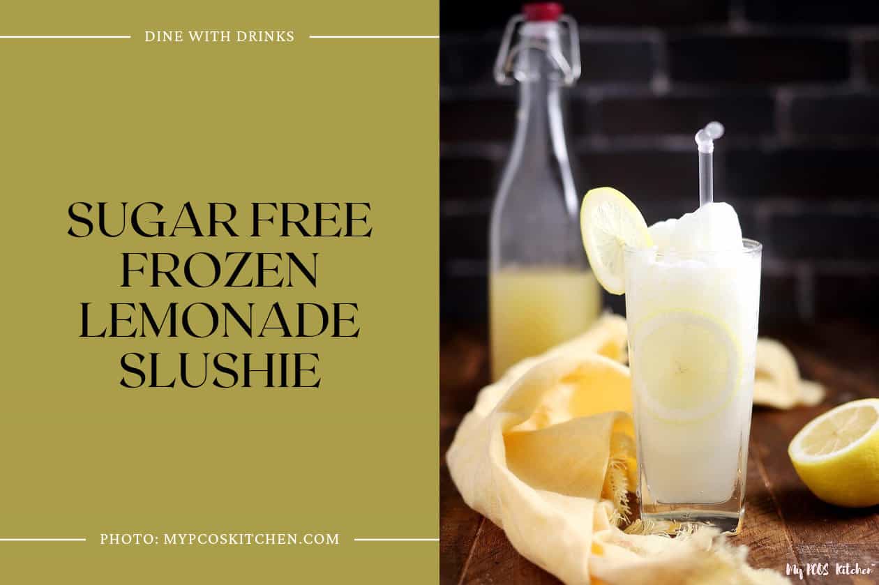 Sugar Free Frozen Lemonade Slushie
