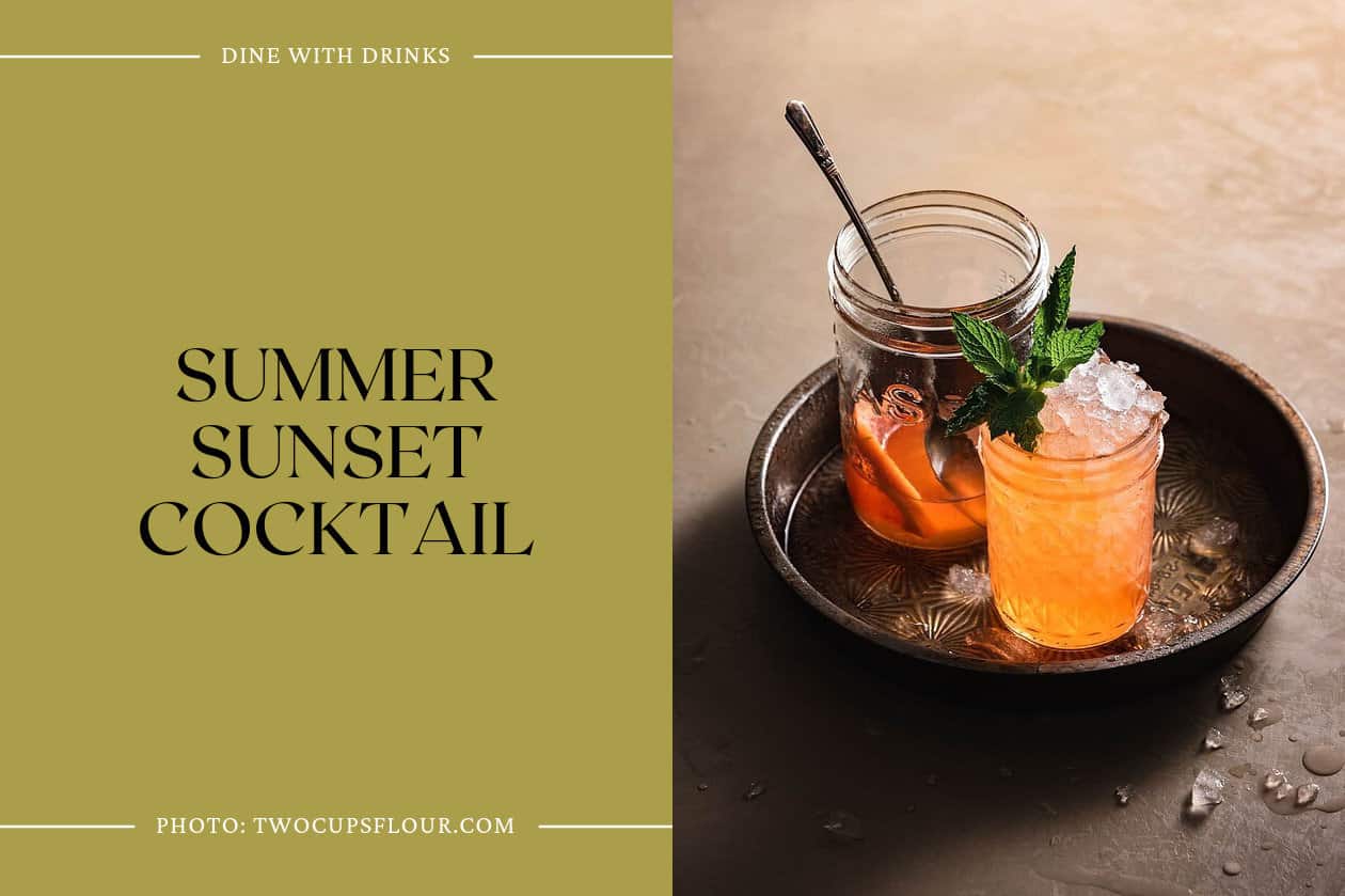 Summer Sunset Cocktail