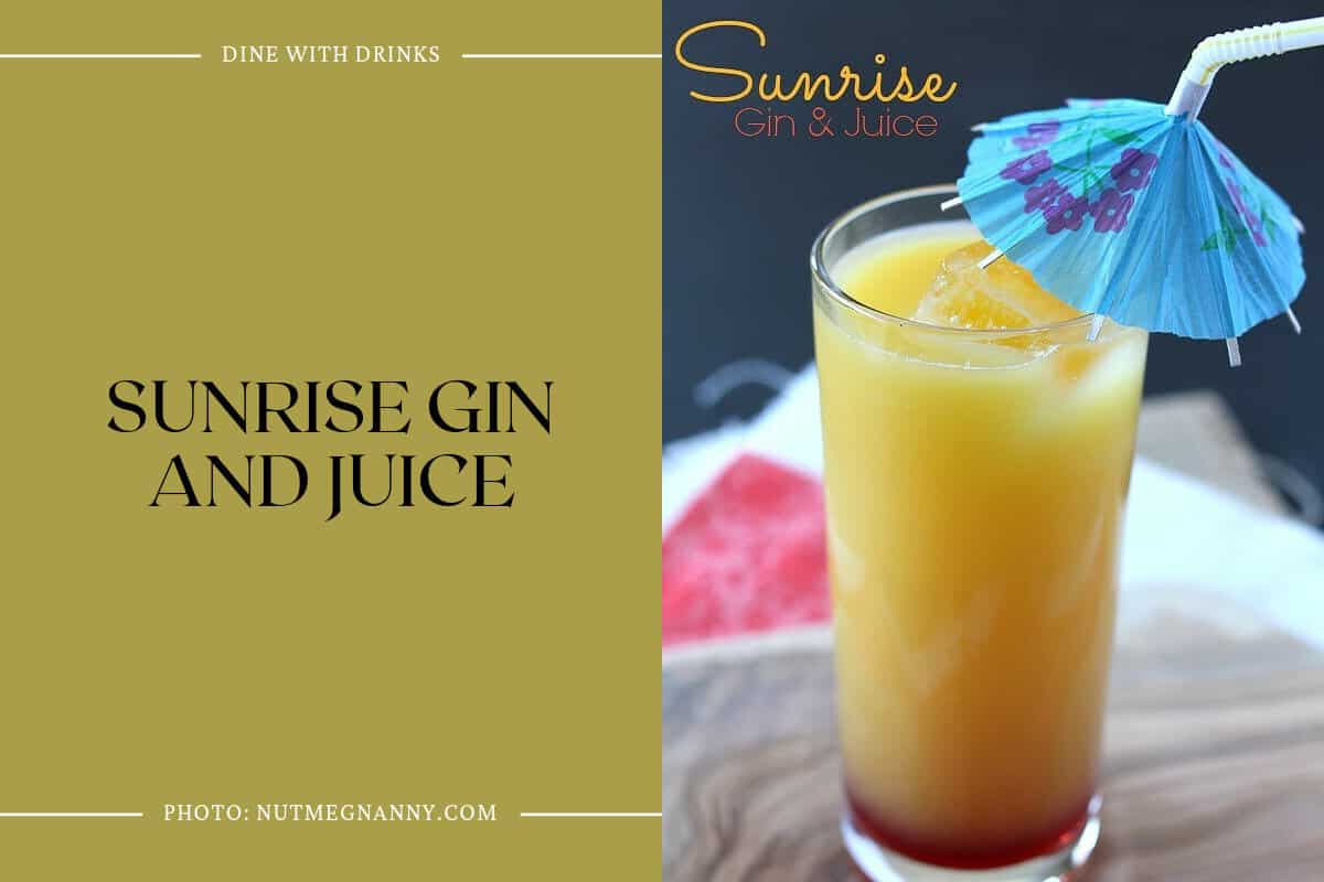 Sunrise Gin And Juice