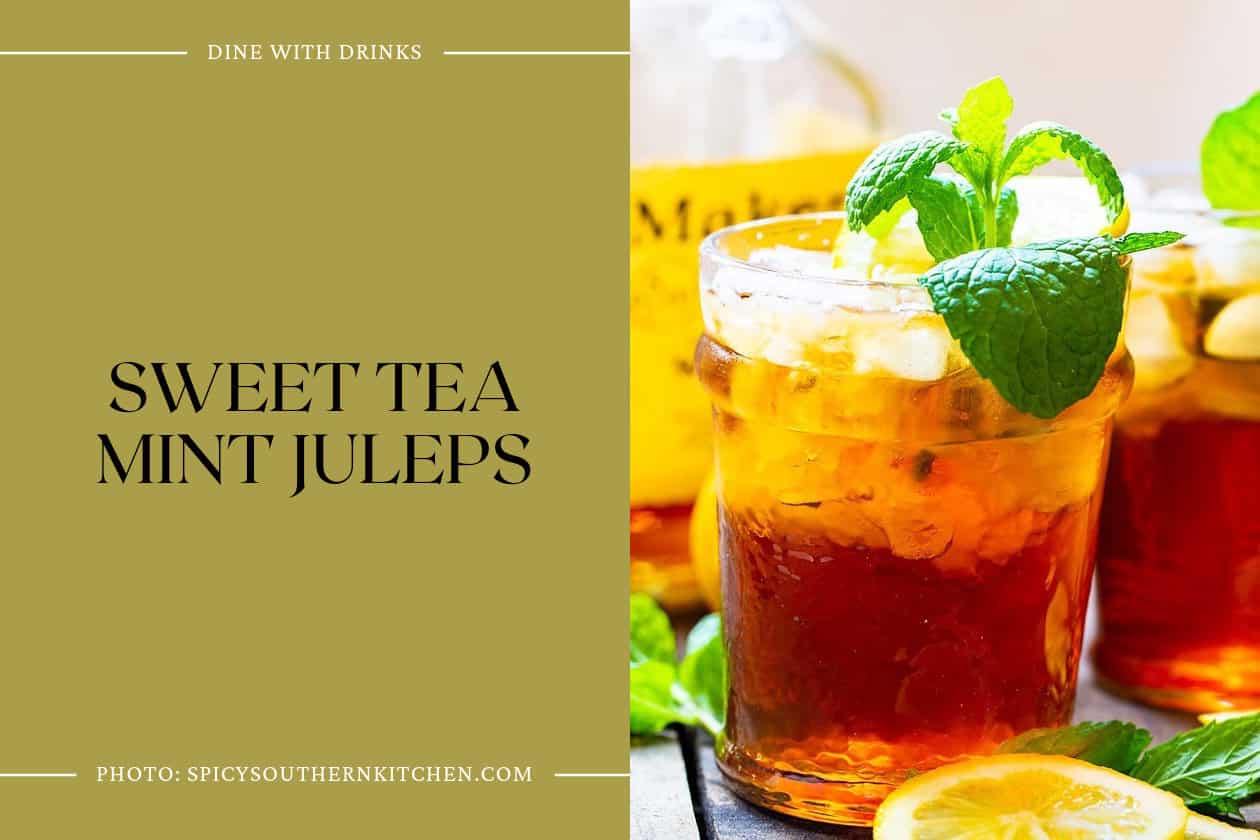Sweet Tea Mint Juleps