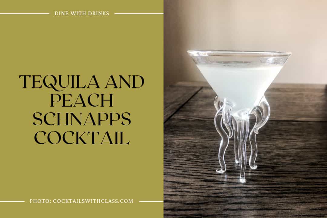 Tequila And Peach Schnapps Cocktail