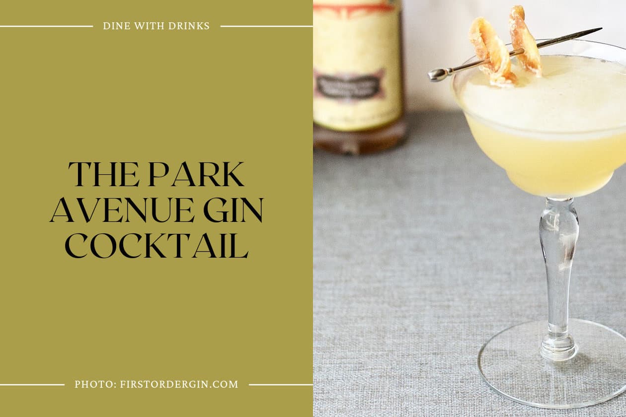 The Park Avenue Gin Cocktail