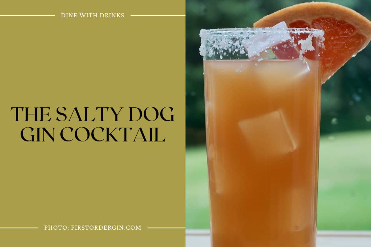 The Salty Dog Gin Cocktail