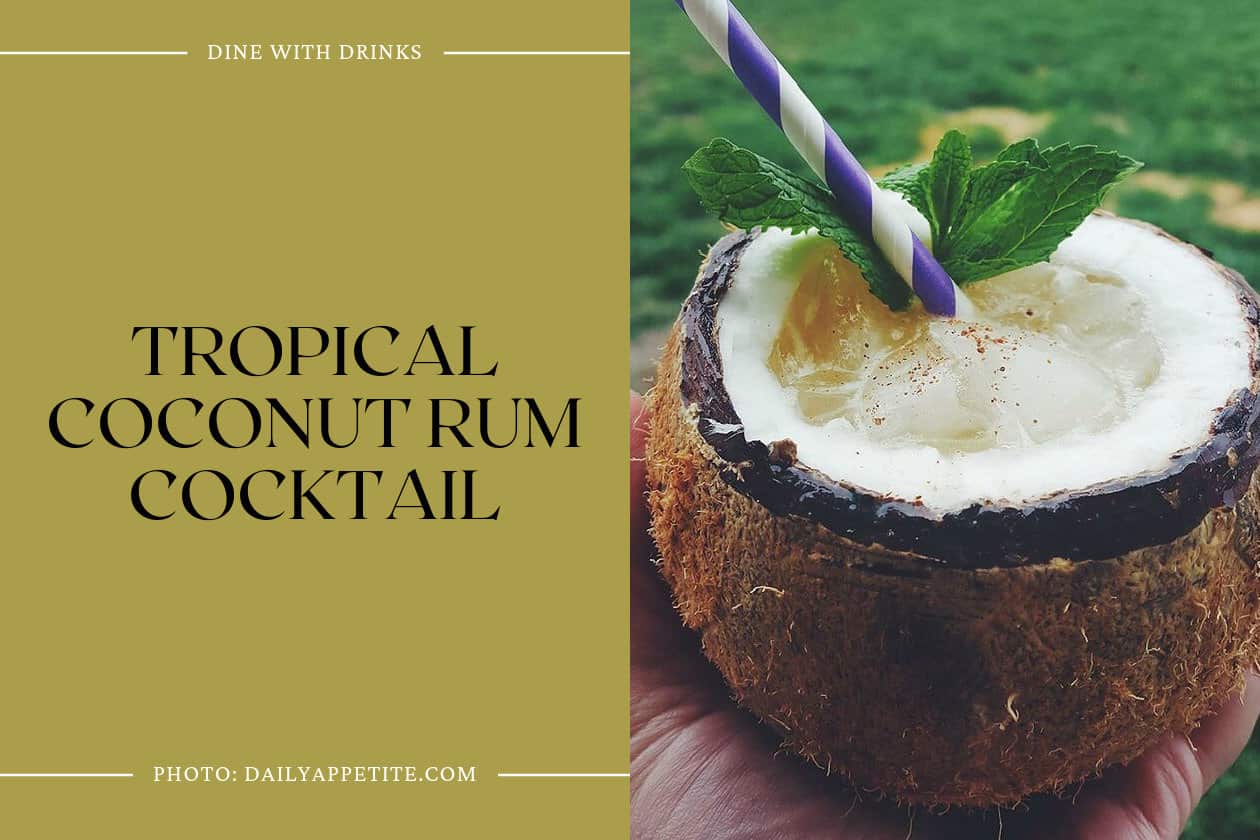 Tropical Coconut Rum Cocktail