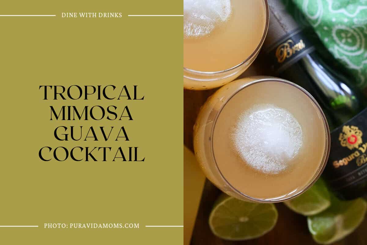 Tropical Mimosa Guava Cocktail