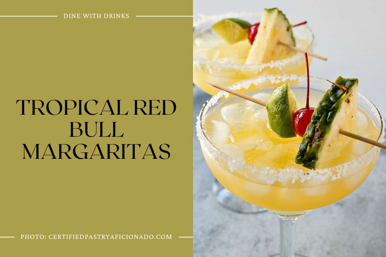 Tropical Red Bull Margaritas