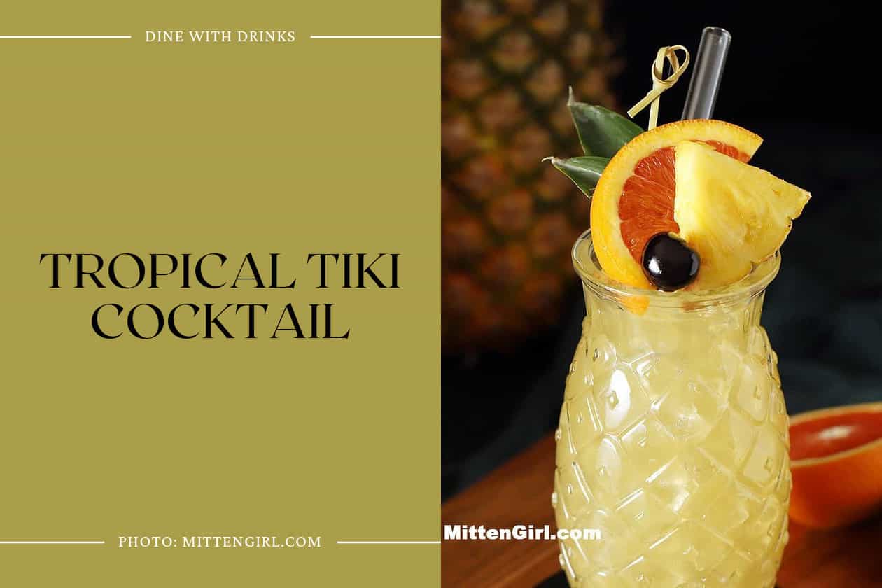 Tropical Tiki Cocktail