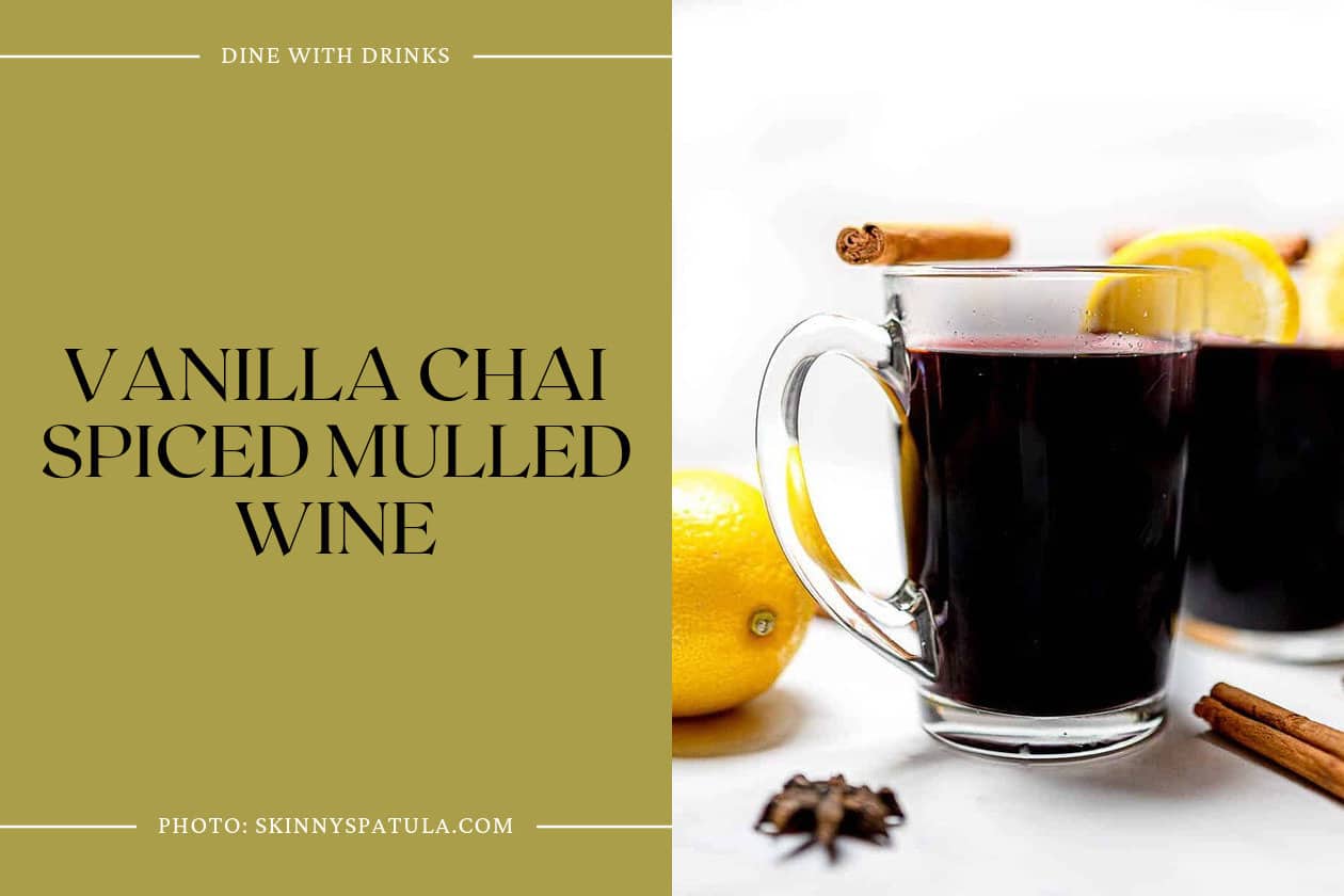 Vanilla Chai Spiced Mulled Wine