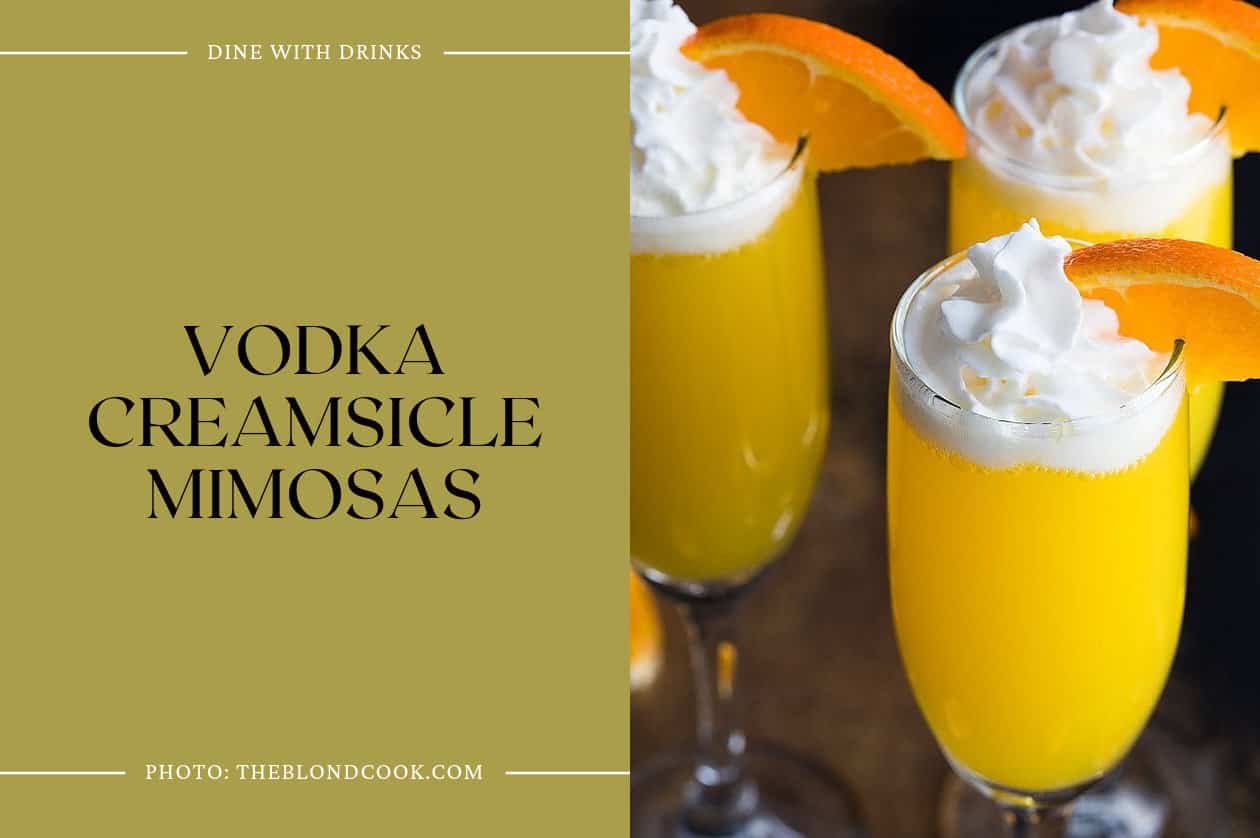 Vodka Creamsicle Mimosas
