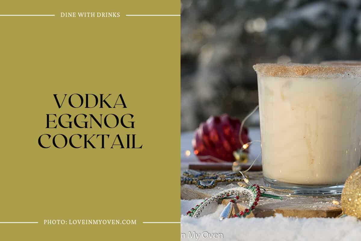 Vodka Eggnog Cocktail
