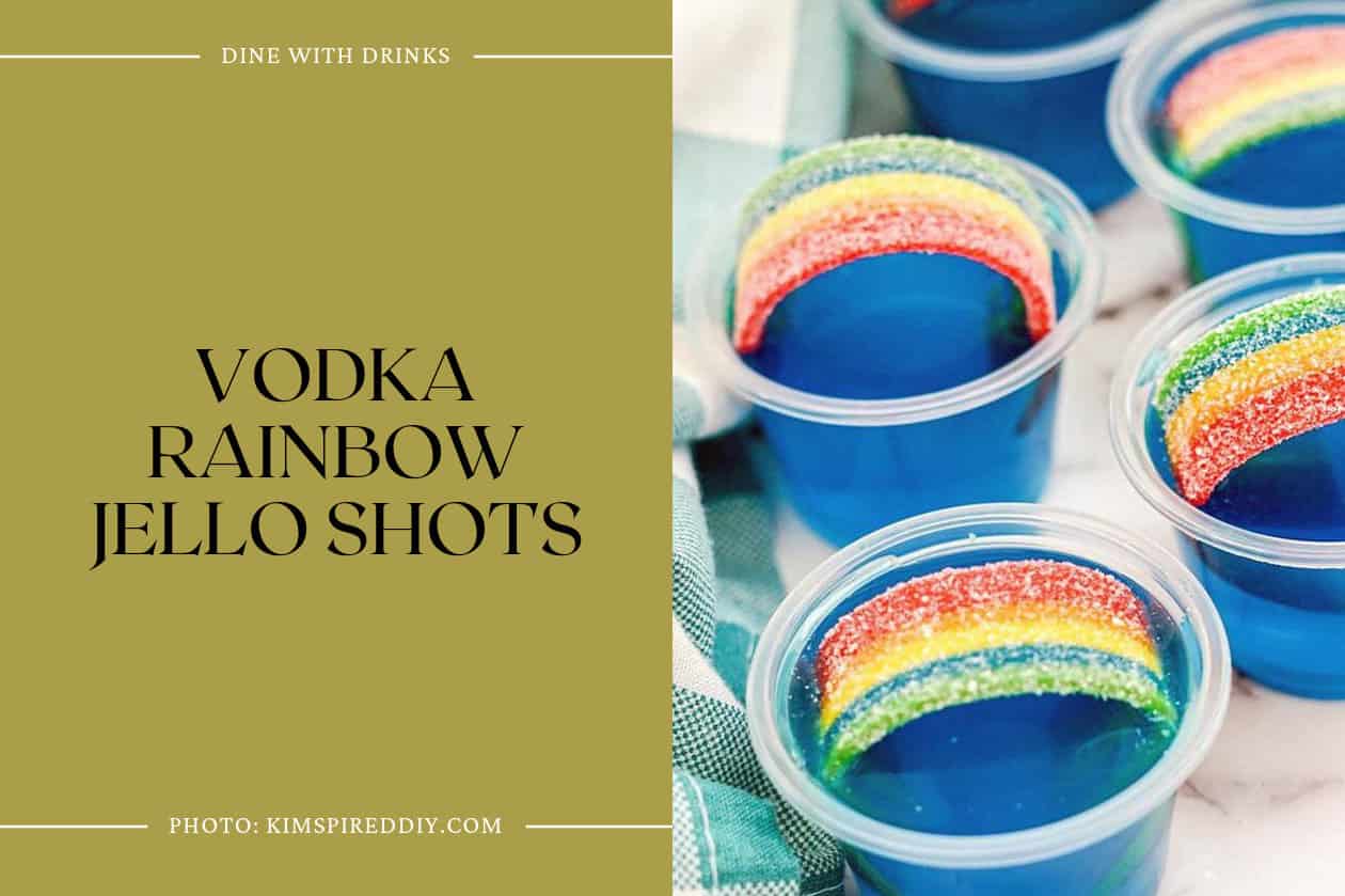 Vodka Rainbow Jello Shots