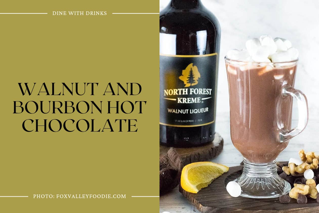 Walnut And Bourbon Hot Chocolate