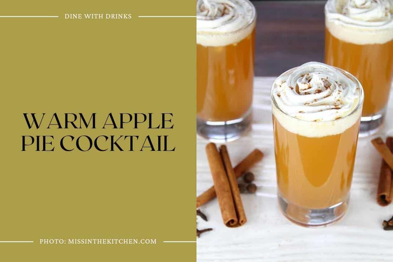 Warm Apple Pie Cocktail