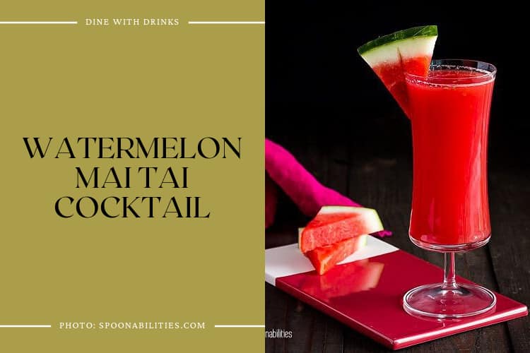 Watermelon Mai Tai Cocktail