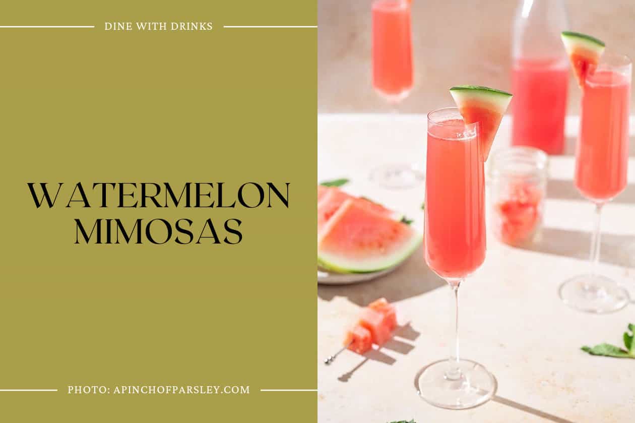 Watermelon Mimosas