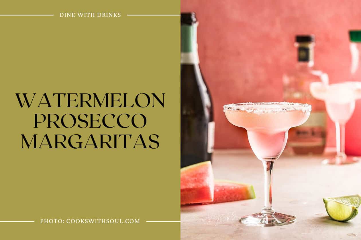 Watermelon Prosecco Margaritas