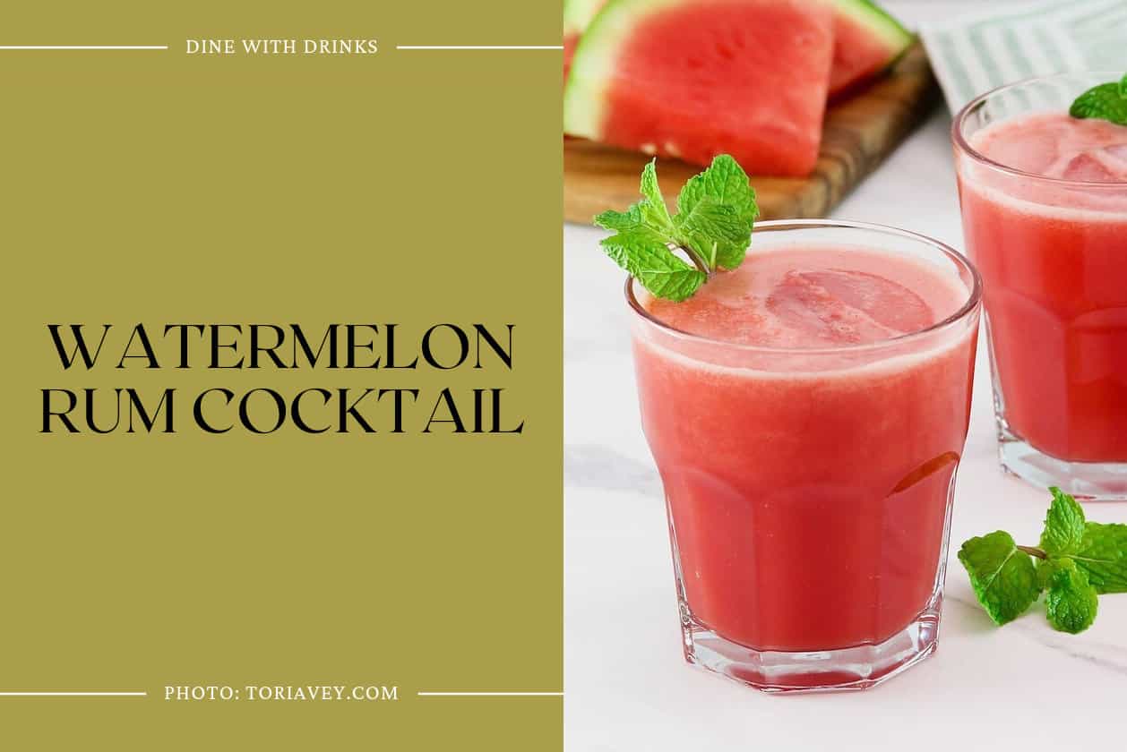 Watermelon Rum Cocktail