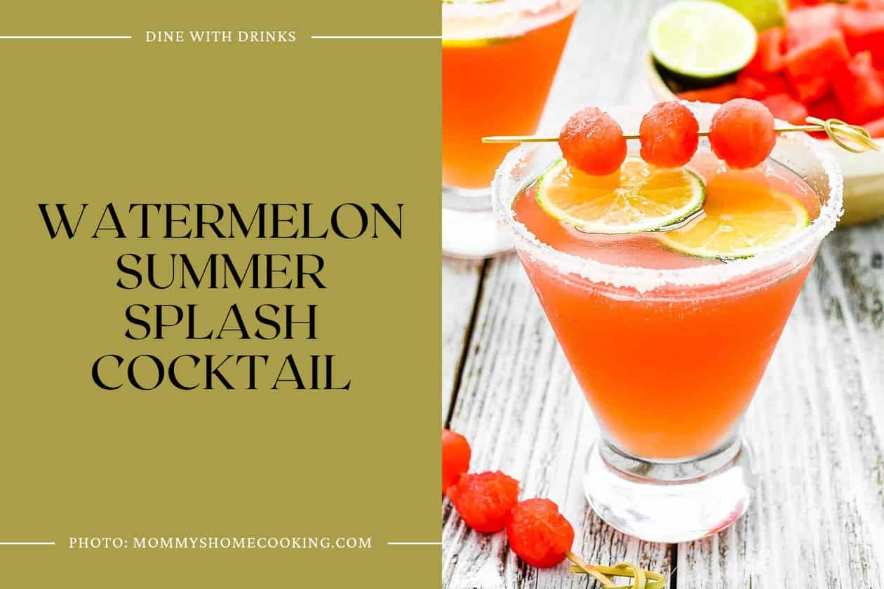 Watermelon Summer Splash Cocktail