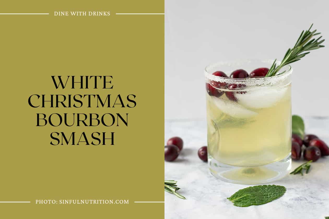 White Christmas Bourbon Smash