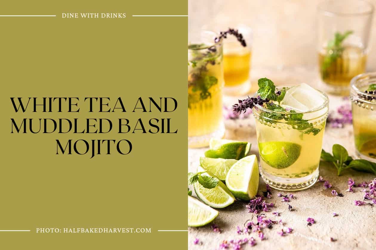 White Tea And Muddled Basil Mojito