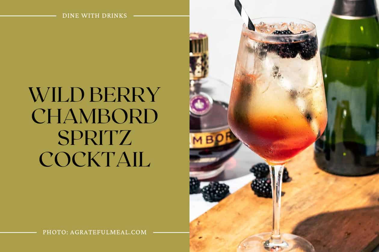 Wild Berry Chambord Spritz Cocktail