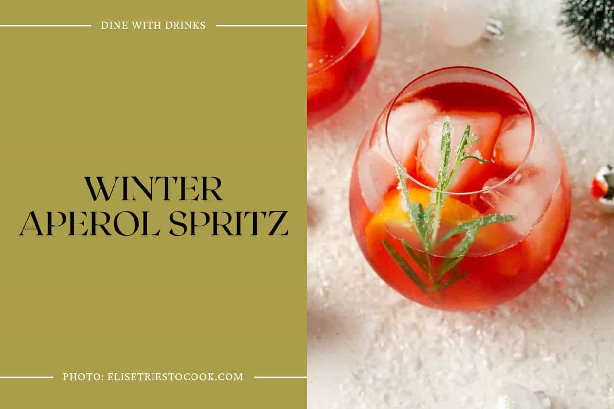 Winter Aperol Spritz