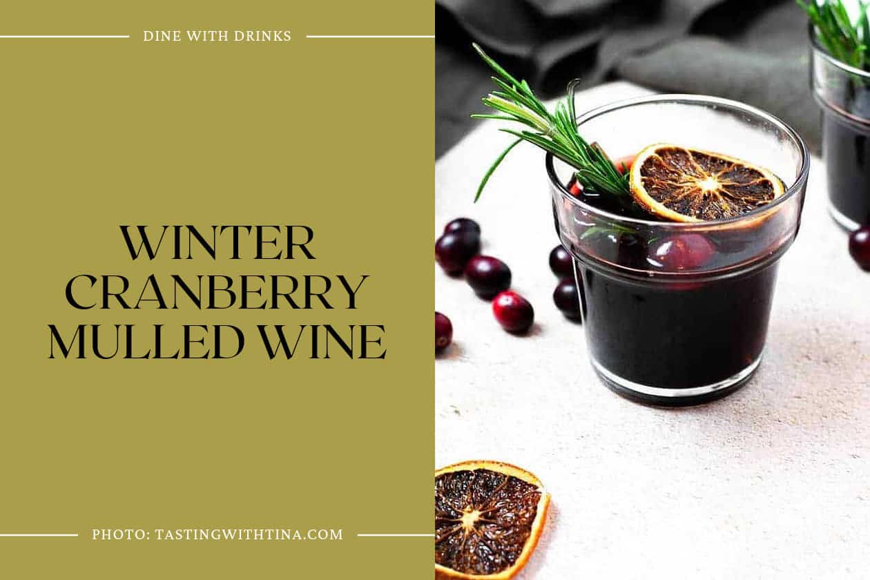 Winter Cranberry Mulled Wine