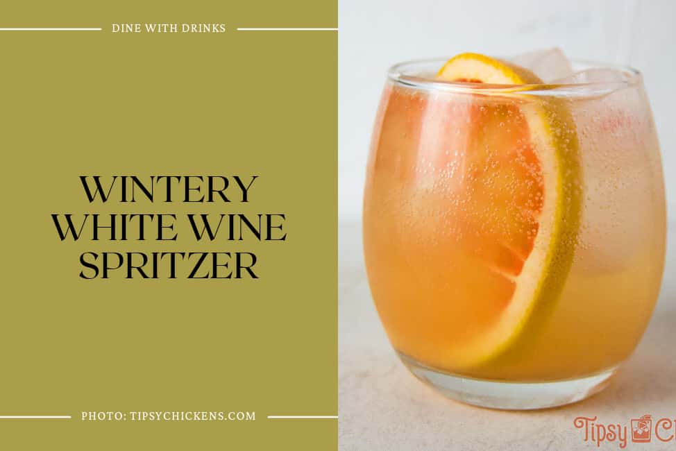 Wintery White Wine Spritzer