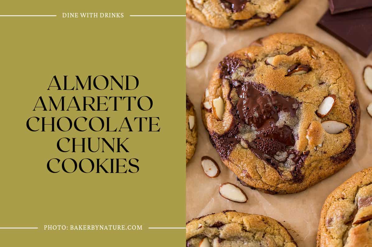 Almond Amaretto Chocolate Chunk Cookies