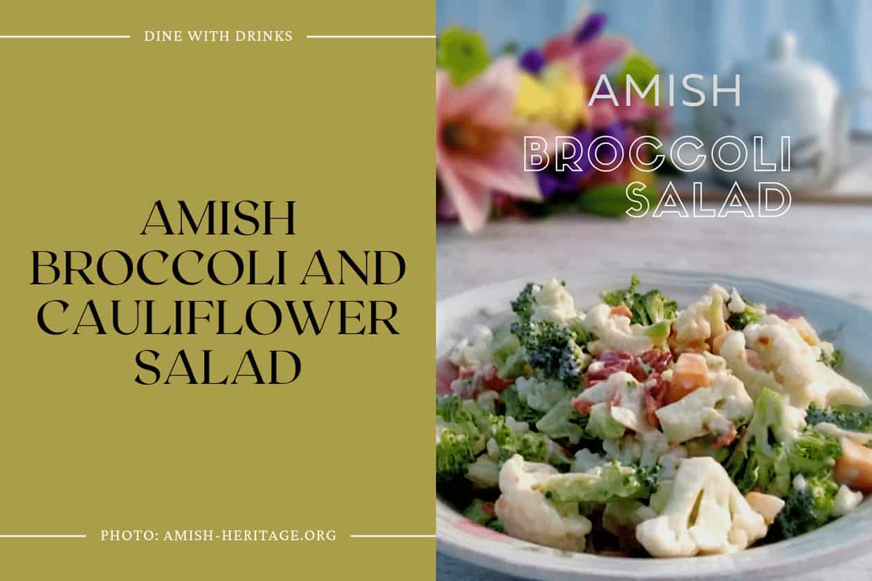 Amish Broccoli And Cauliflower Salad