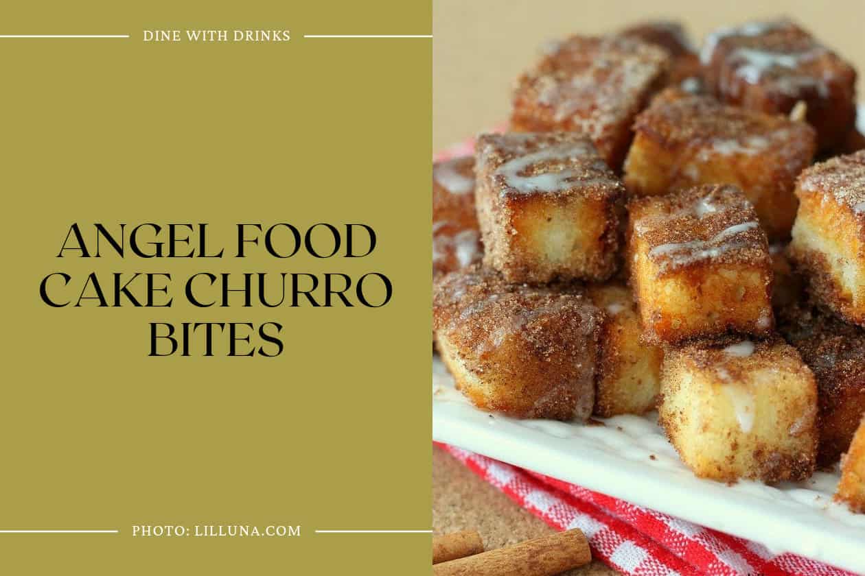 Angel Food Cake Churro Bites