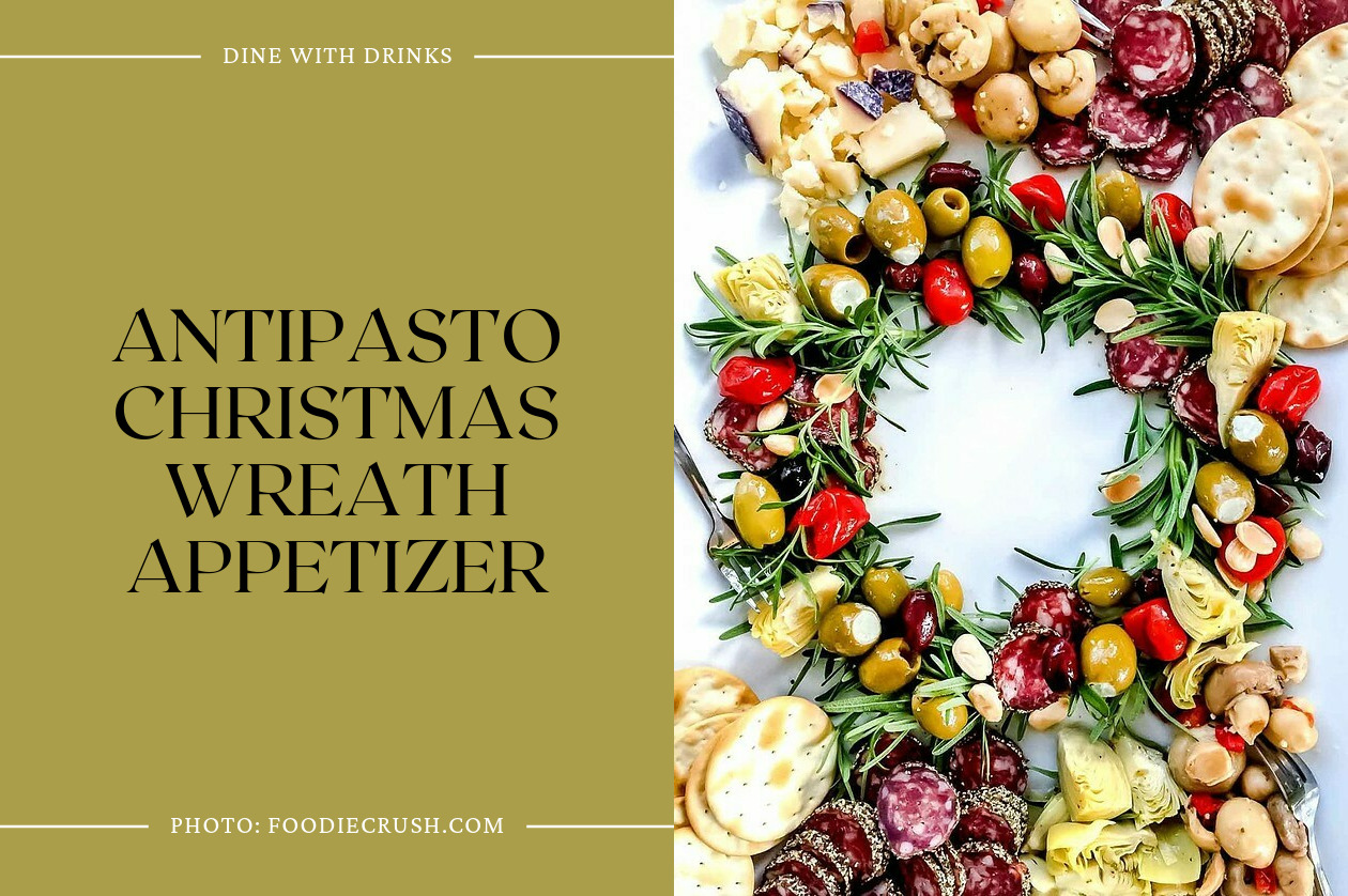 Antipasto Christmas Wreath Appetizer
