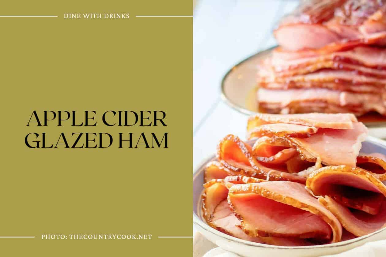 Apple Cider Glazed Ham