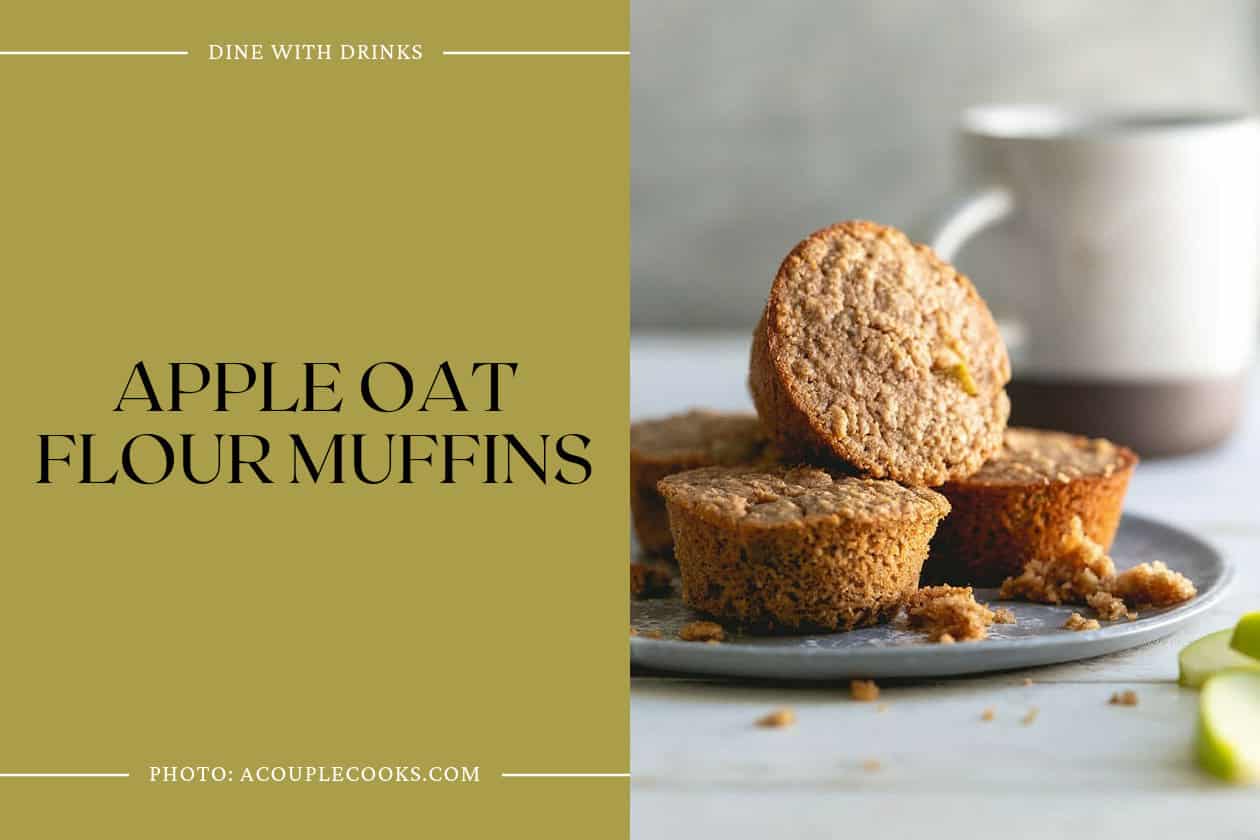 Apple Oat Flour Muffins