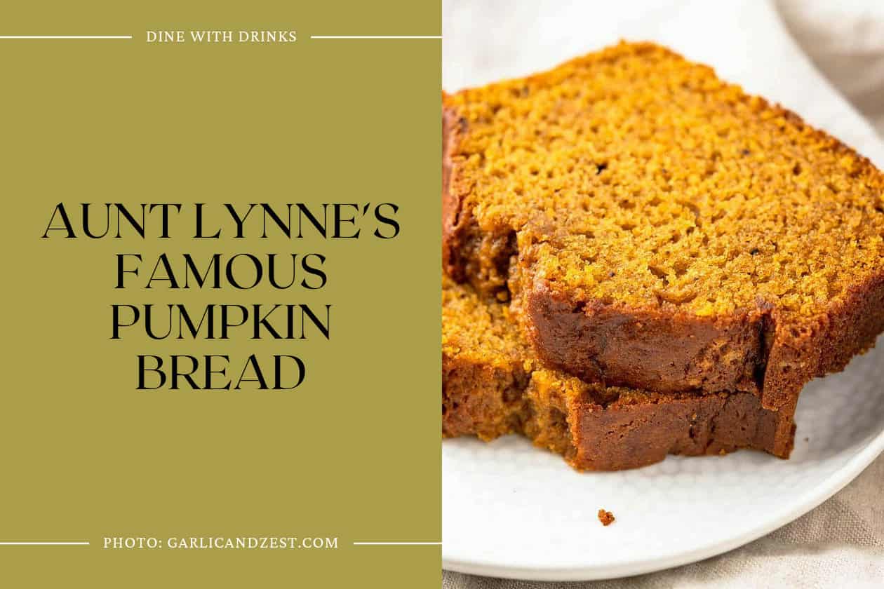 Aunt Lynne's Famous Pumpkin Bread