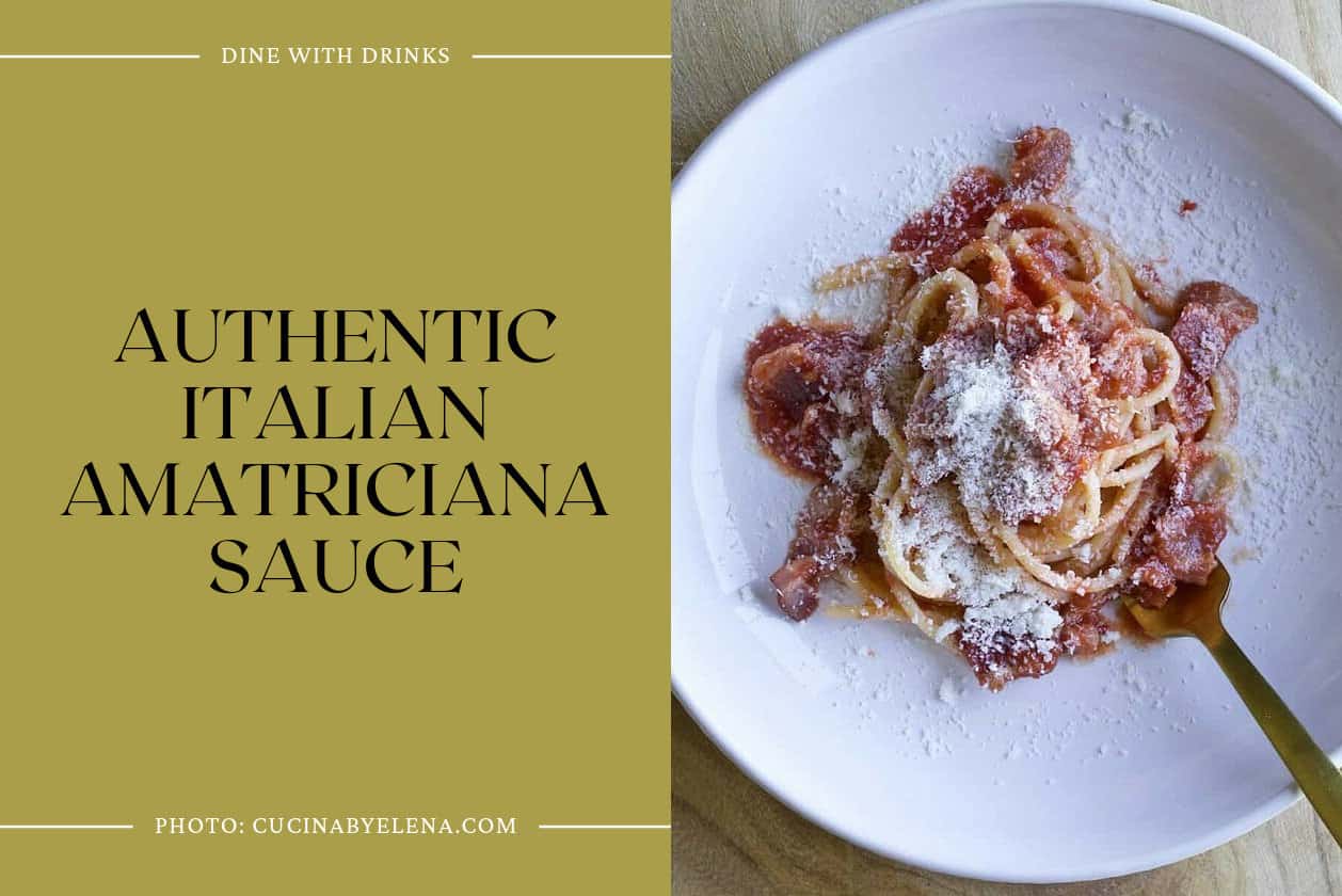 Authentic Italian Amatriciana Sauce