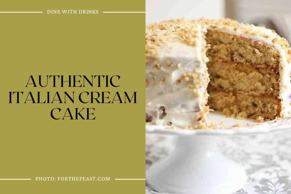 Authentic Italian Cream Cake