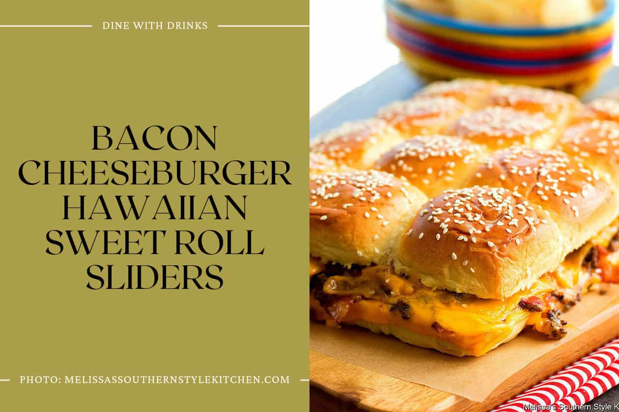Bacon Cheeseburger Hawaiian Sweet Roll Sliders