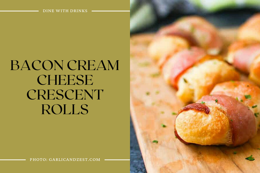 Bacon Cream Cheese Crescent Rolls
