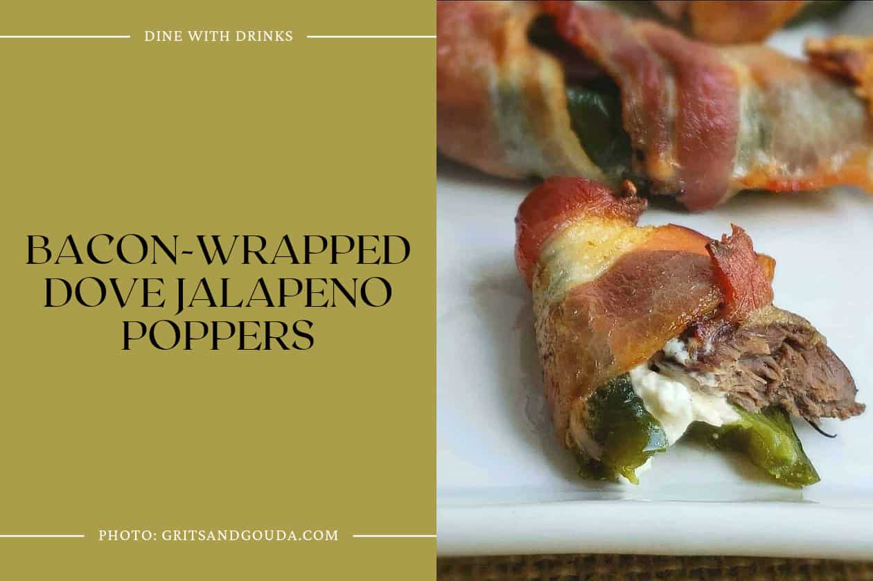 Bacon-Wrapped Dove Jalapeno Poppers