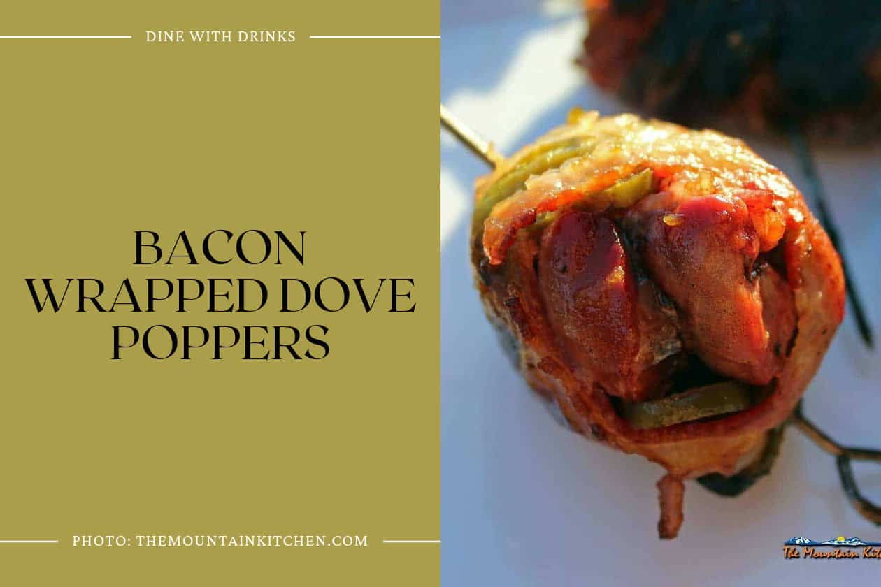 Bacon Wrapped Dove Poppers