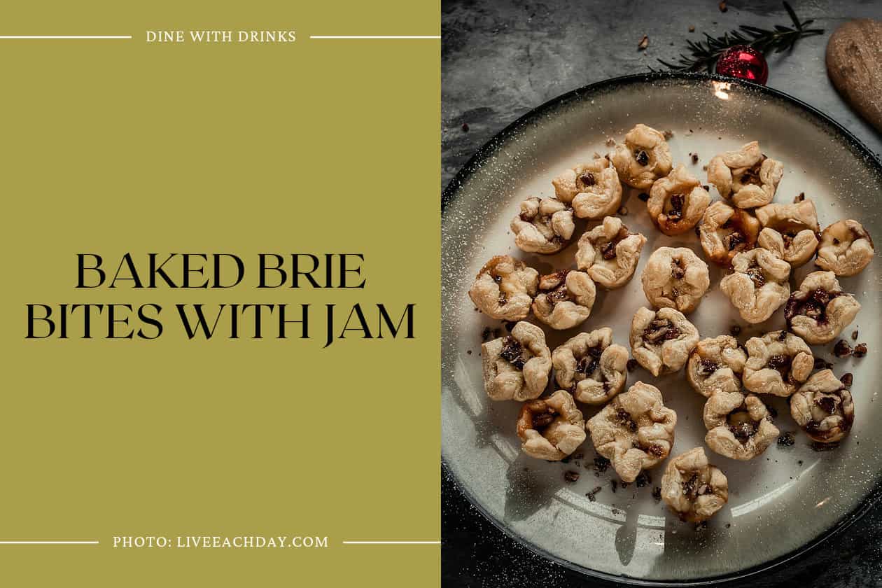 Baked Brie Bites With Jam