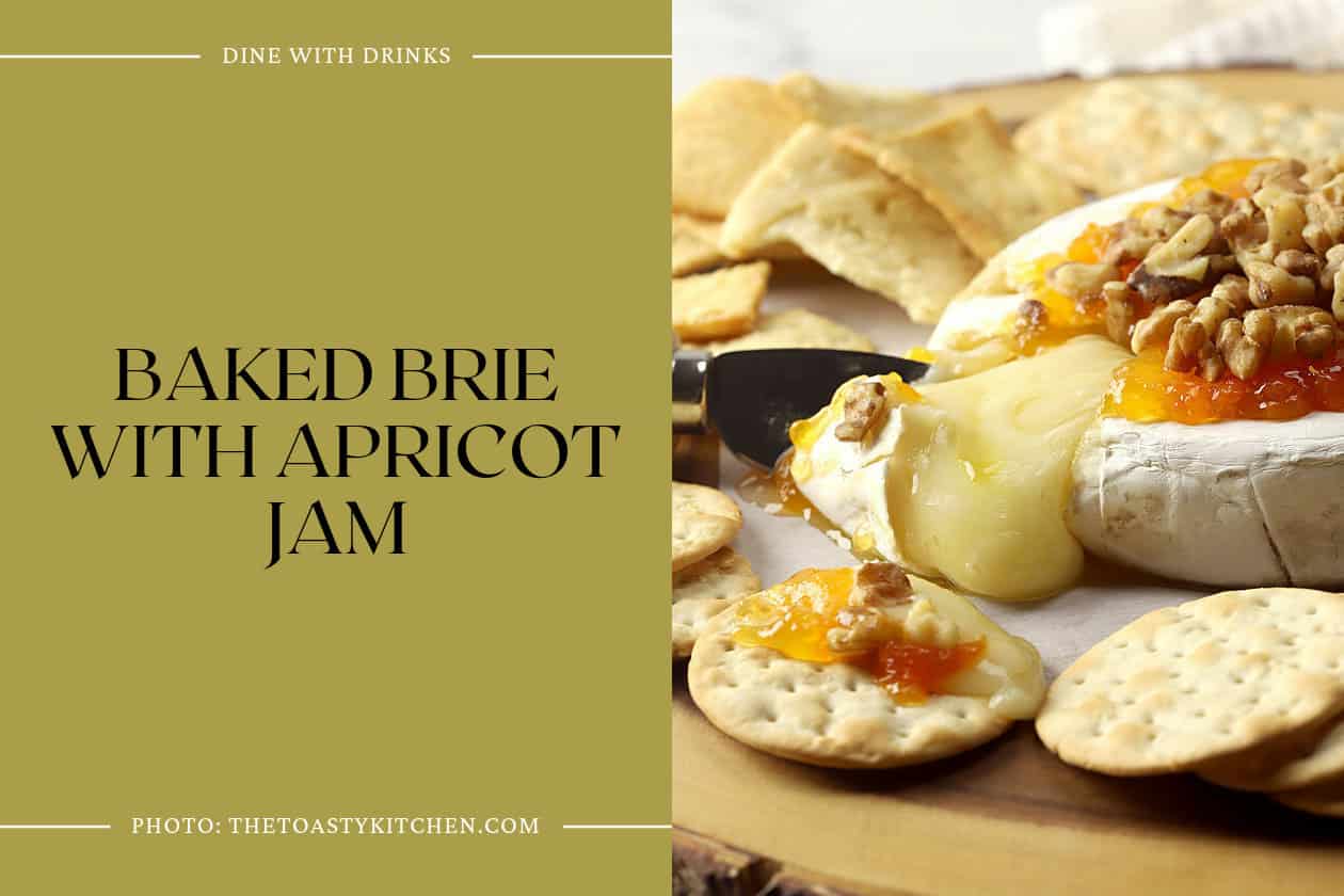 Baked Brie With Apricot Jam