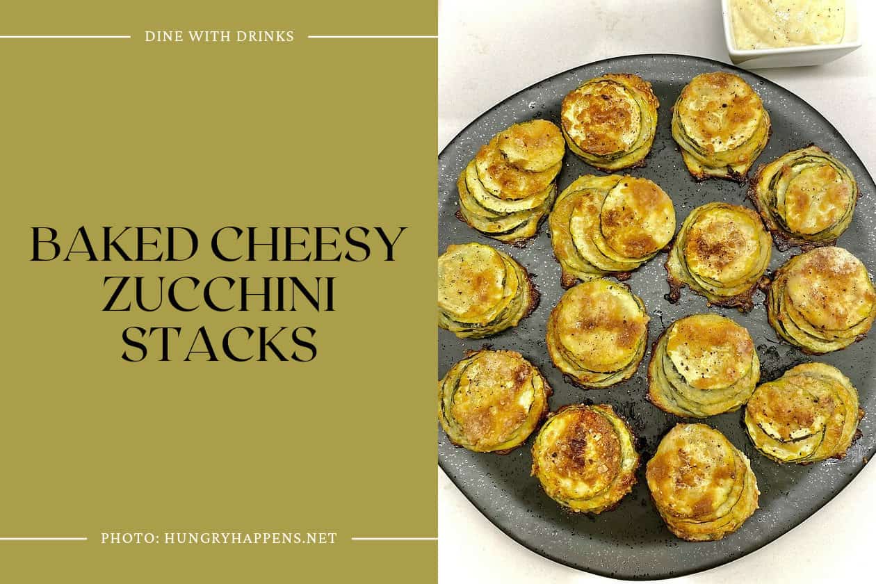Baked Cheesy Zucchini Stacks