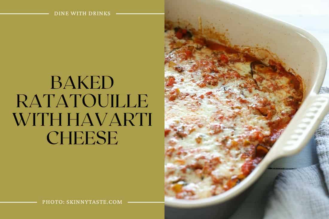 Baked Ratatouille With Havarti Cheese