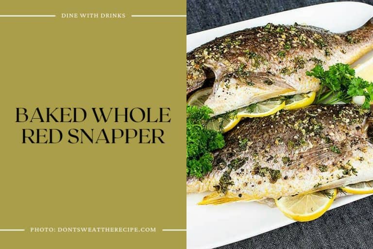 26 Red Snapper Recipes A Delightful Dive into Deliciousness