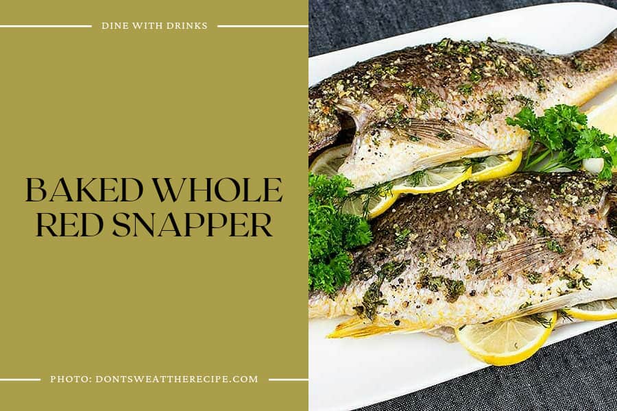 Baked Whole Red Snapper
