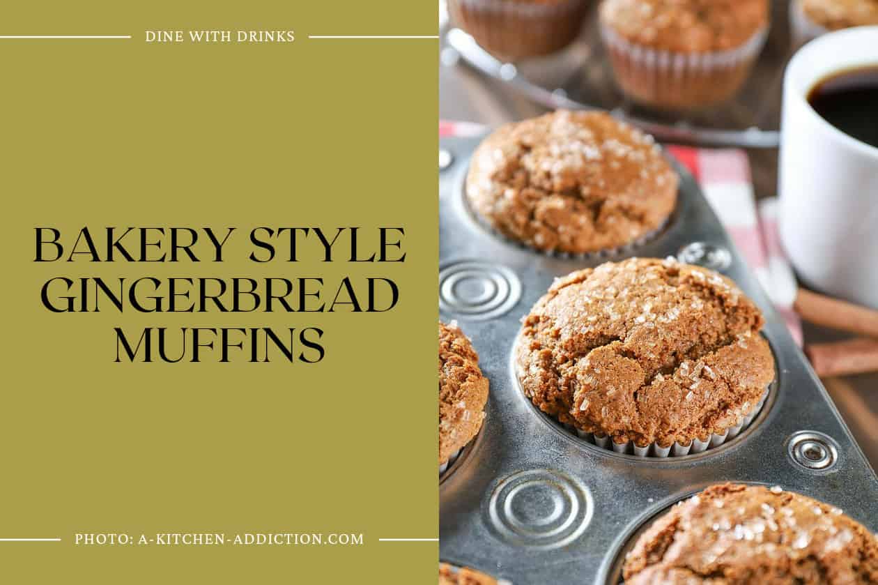 Bakery Style Gingerbread Muffins